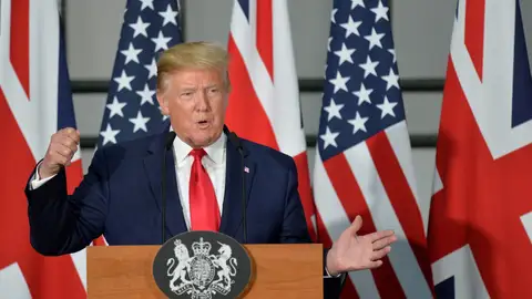 El presidente de Estados Unidos, Donald Trump El presidente de Estados Unidos, Donald Trump