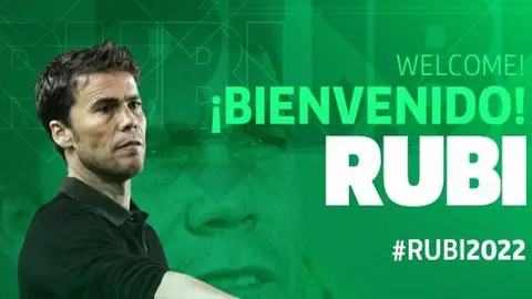 Rubi, nuevo entrenador del Betis Rubi, nuevo entrenador del Betis
