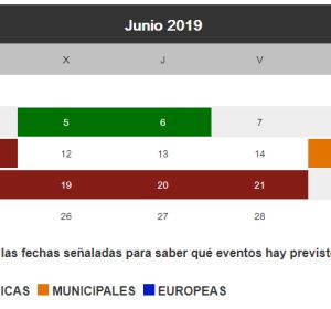 Calendario fechas clave Calendario fechas clave