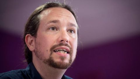 El secretario general de Podemos, Pablo Iglesias