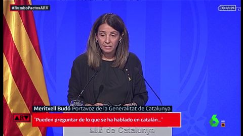 Meritxell Bud&oacute;, portavoz de la Generalitat de Catalu&ntilde;a