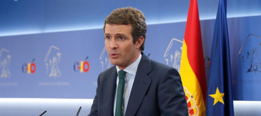 El líder del PP, Pablo Casado El líder del PP, Pablo Casado