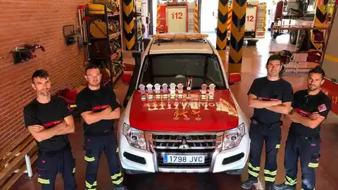Bomberos que han participado en la competición. Bomberos que han participado en la competición.