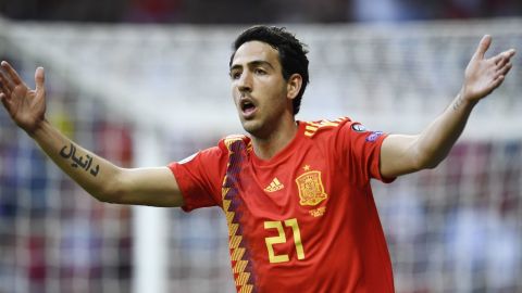 Dani Parejo, selecci&oacute;n espa&ntilde;ola. 