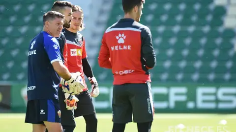 Luis Miguel Quirant ya fue entrenador de porteros en anteriores etapas en el Elche CF. ELCHE CF