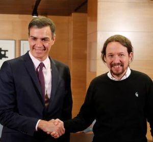 Pablo Iglesias y Pedro Sánchez Pablo Iglesias y Pedro Sánchez