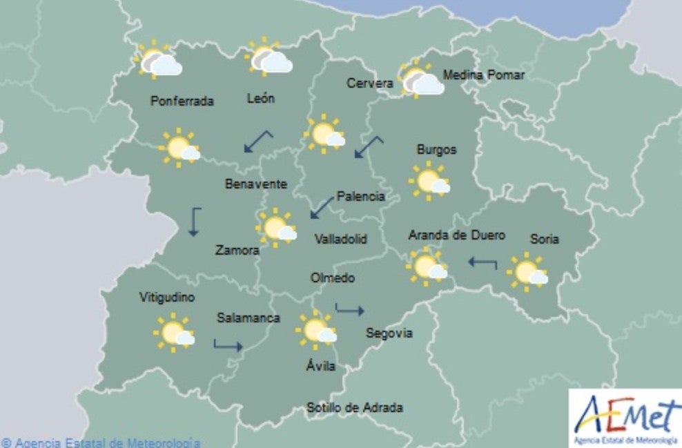 El Tiempo para las próximas horas El Tiempo para las próximas horas