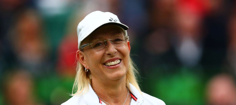 La extenista Martina Navratilova La extenista Martina Navratilova