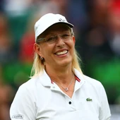 La extenista Martina Navratilova La extenista Martina Navratilova