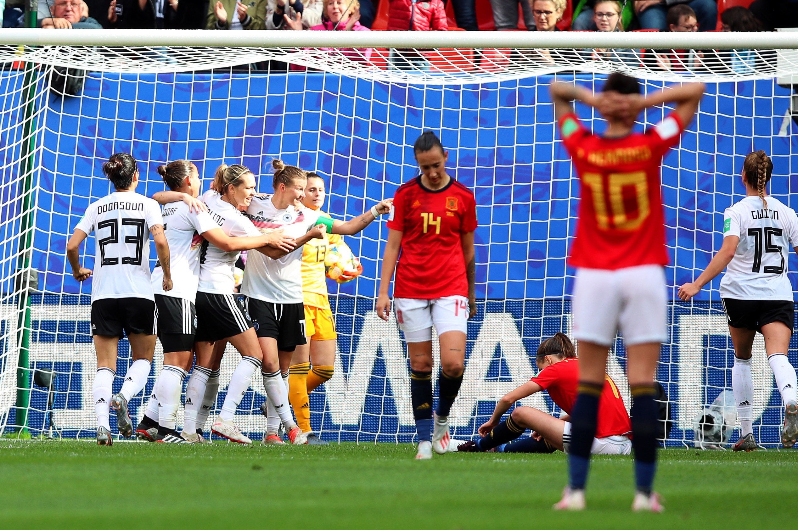España encaja ante Alemania su primera derrota en el Mundial femenino España encaja ante Alemania su primera derrota en el Mundial femenino