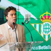 El entrenador del Real Betis, Rubí. 