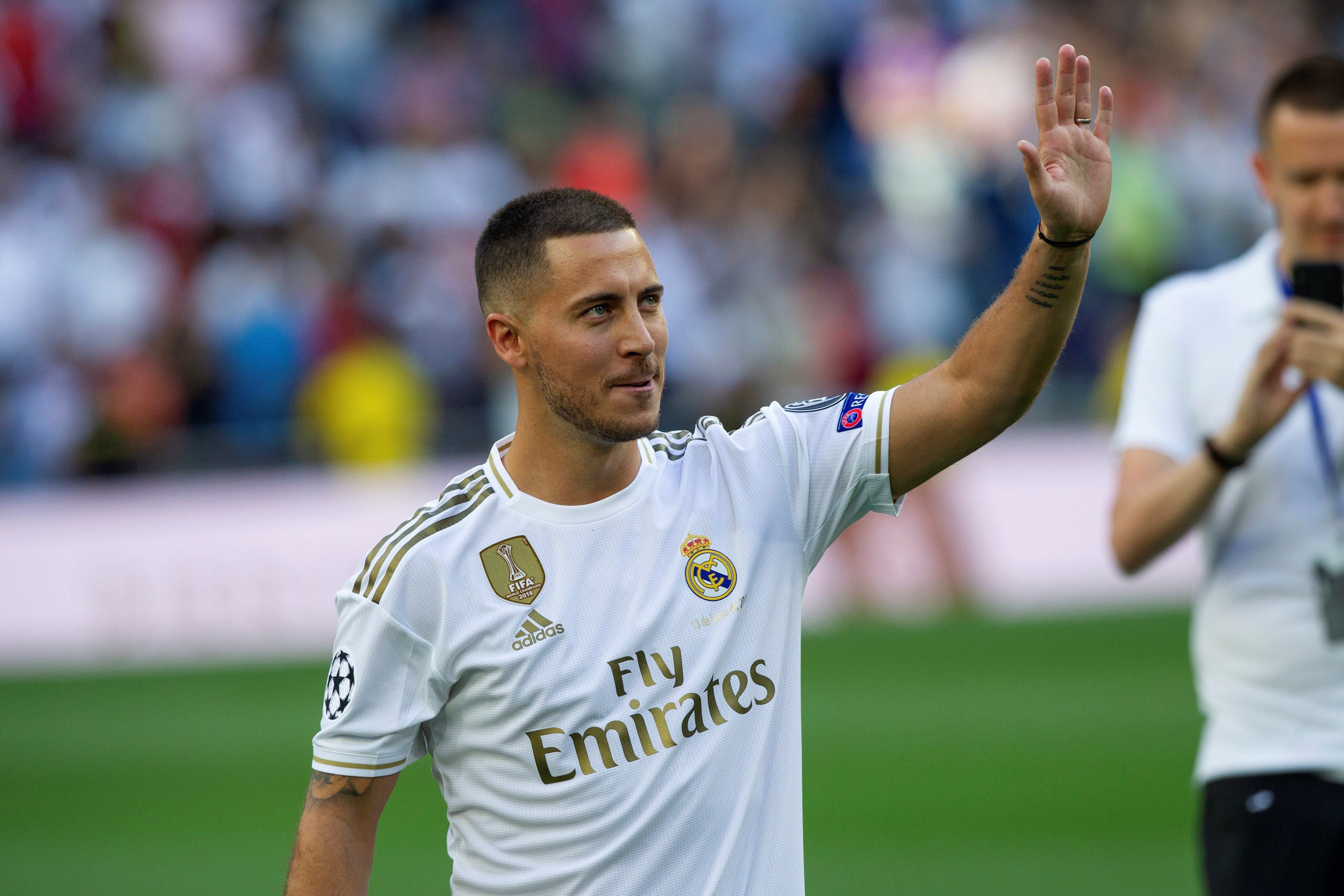 Hazard presentado como jugador del Real Madrid: "No soy un galáctico, soy Eden Hazard" Hazard presentado como jugador del Real Madrid: "No soy un galáctico, soy Eden Hazard"