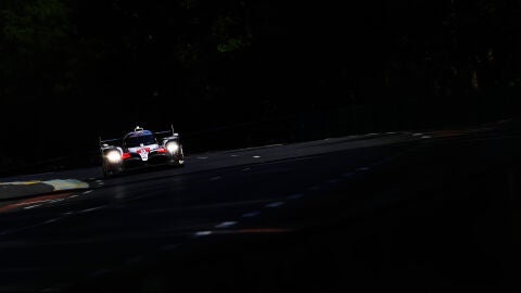 Fernando Alonso, durante la primera sesi&oacute;n de calificaci&oacute;n de las 24 Horas de Le Mans
