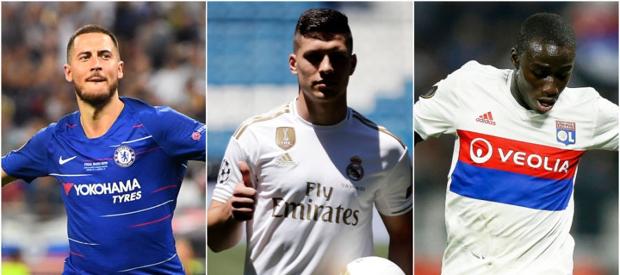 Hazard, Jovic y Mendy, nuevos fichajes del Real Madrid Hazard, Jovic y Mendy, nuevos fichajes del Real Madrid