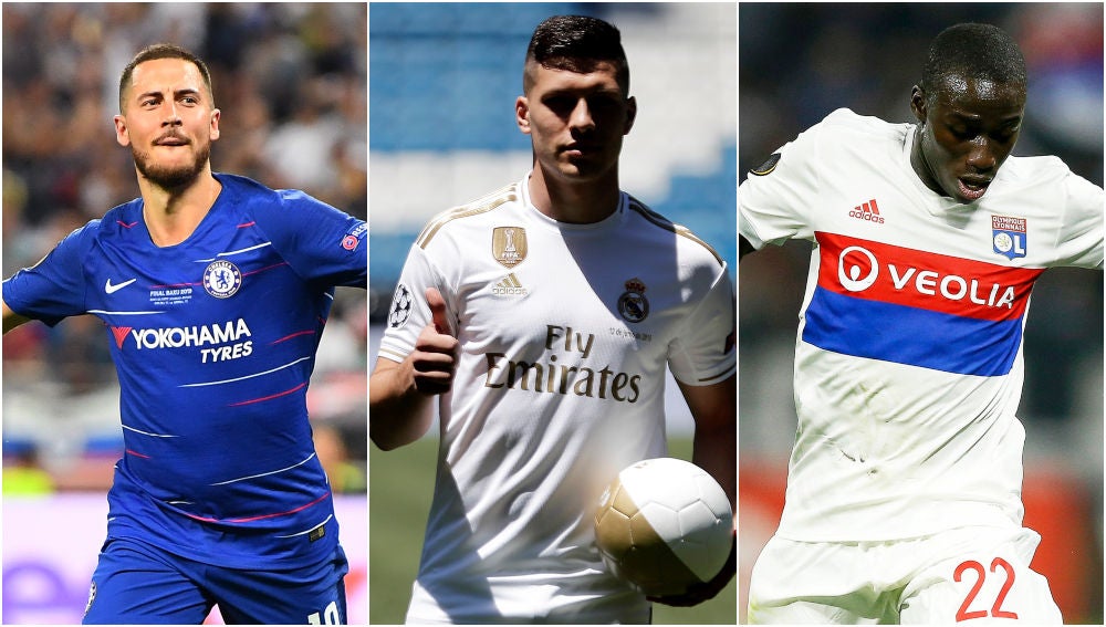 Hazard, Jovic y Mendy, nuevos fichajes del Real Madrid