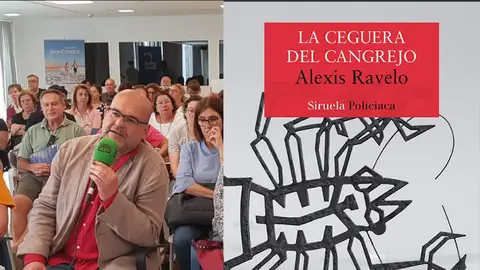 Alexis Ravelo Ravelo presenta su novela 'La ceguera del cangrejo' en Julia en la Onda.