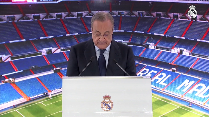 Florentino Pérez: "Hazard, ya estás donde querías estar, porque tu calidad y tu trabajo lo han logrado" Florentino Pérez: "Hazard, ya estás donde querías estar, porque tu calidad y tu trabajo lo han logrado"