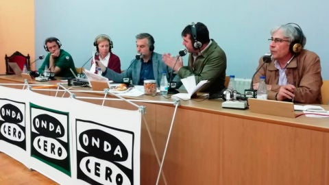 Rub&eacute;n Am&oacute;n, Pilar Cernuda, Carlos Alsina, Rafa Latorre y Toni Bola&ntilde;o desde Lerma