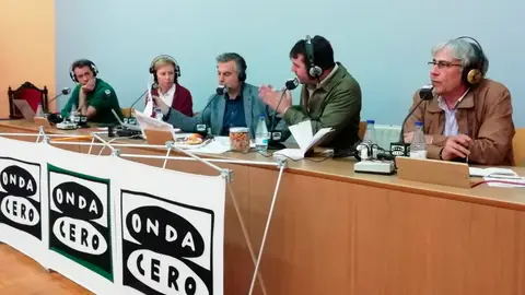 Rubén Amón, Pilar Cernuda, Carlos Alsina, Rafa Latorre y Toni Bolaño desde Lerma Rubén Amón, Pilar Cernuda, Carlos Alsina, Rafa Latorre y Toni Bolaño desde Lerma