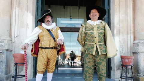 Agust&iacute;n Jim&eacute;nez disfrazado de Duque de Lerma