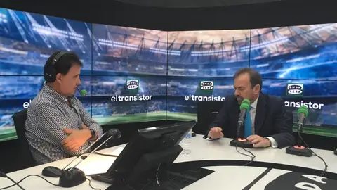 Ángel Torres con De la Morena en El Transistor. Ángel Torres con De la Morena en El Transistor.