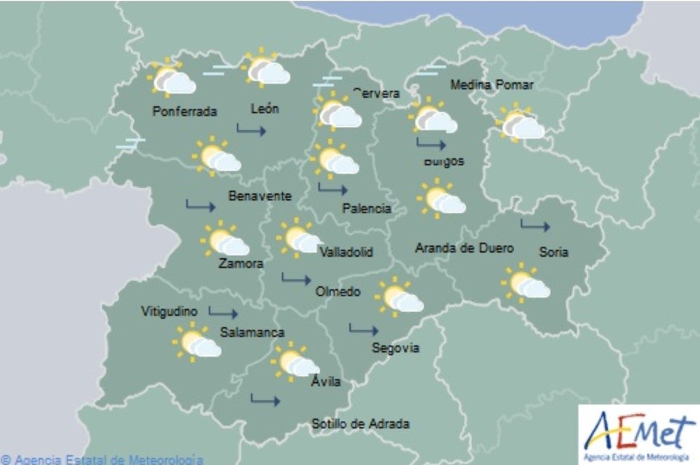 El Tiempo para las próximas horas El Tiempo para las próximas horas