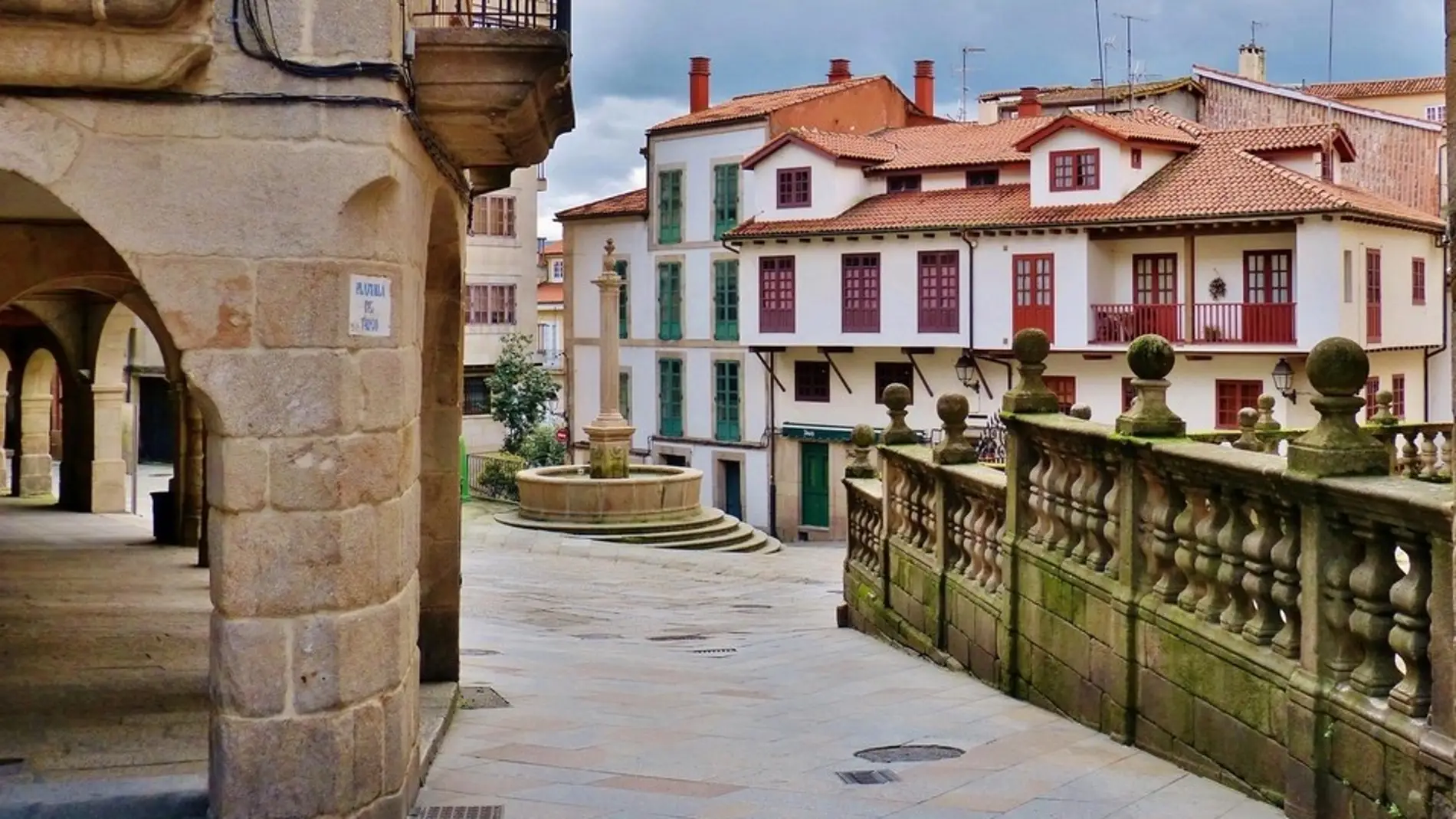 Calle historica en Ourense