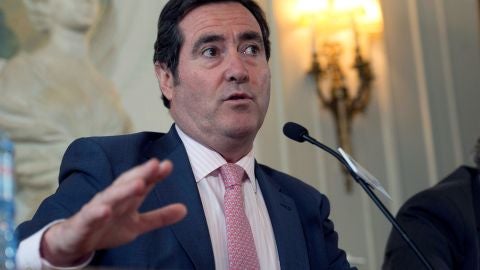 El presidente de la CEOE, Antonio Garamendi
