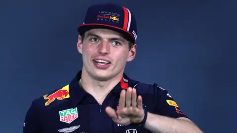Verstappen habla ante los medios Verstappen habla ante los mediosº