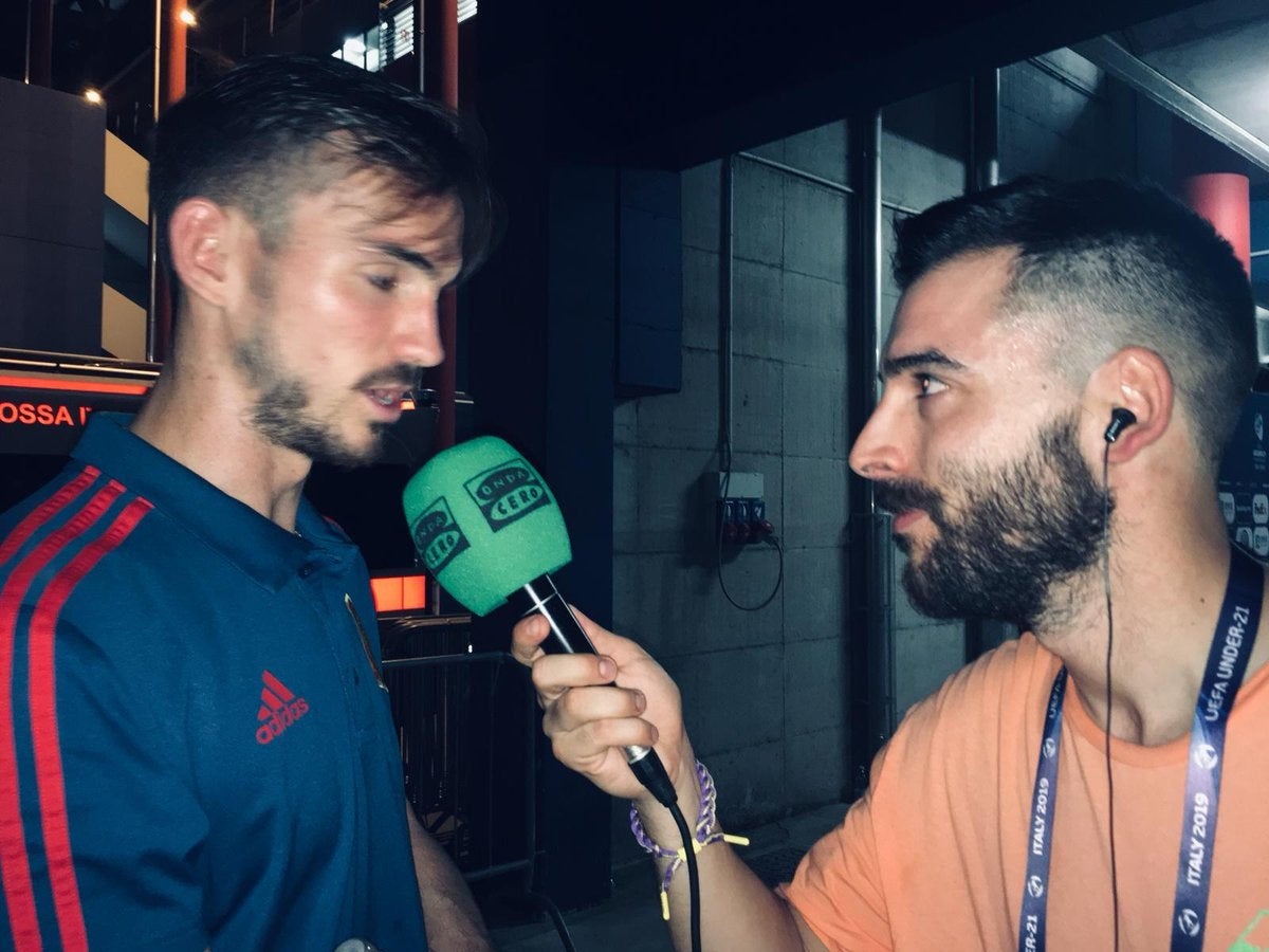 Fabián: "A raíz de su gol hemos crecido como equipo, el domingo esperamos traernos la copa" Fabián: "A raíz de su gol hemos crecido como equipo, el domingo esperamos traernos la copa"