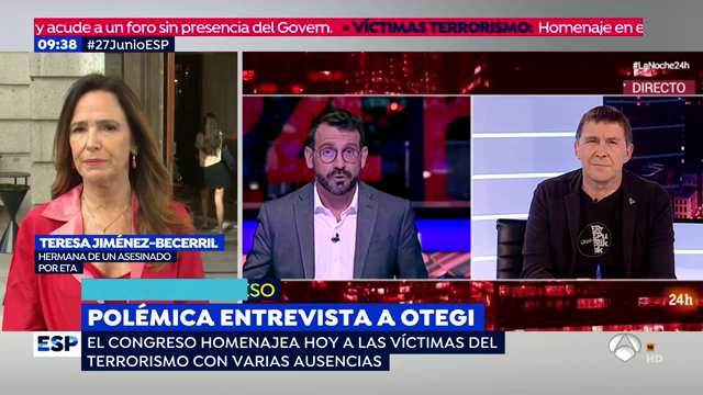 Teresa Jiménez-Becerril critica duramente la entrevista de Otegi en TVE y pide la dimisión de Rosa María Mateo por esta "humillación" Teresa Jiménez-Becerril critica duramente la entrevista de Otegi en TVE y pide la dimisión de Rosa María Mateo por esta "humillación"