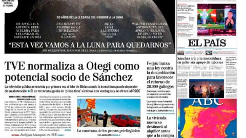 Portadas de los peri&oacute;dicos del 27 de junio de 2019