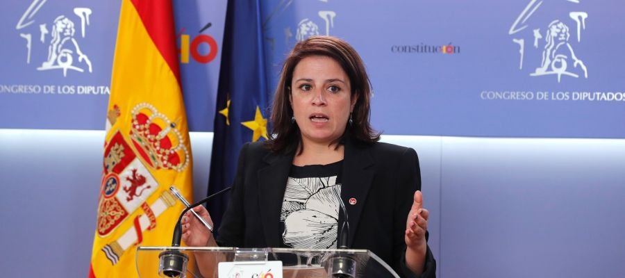 La portavoz parlamentaria del PSOE, Adriana Lastra La portavoz parlamentaria del PSOE, Adriana Lastra