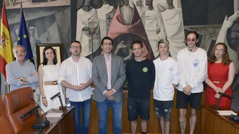 José Manuel Caballero ha recibido a Nychos José Manuel Caballero ha recibido a Nychos