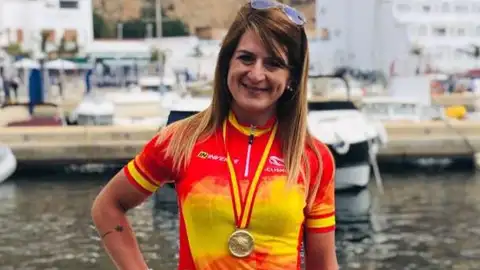 Ariadna Ródenas, campeona de España de ultramaratón. MOUNTAIN BIKE