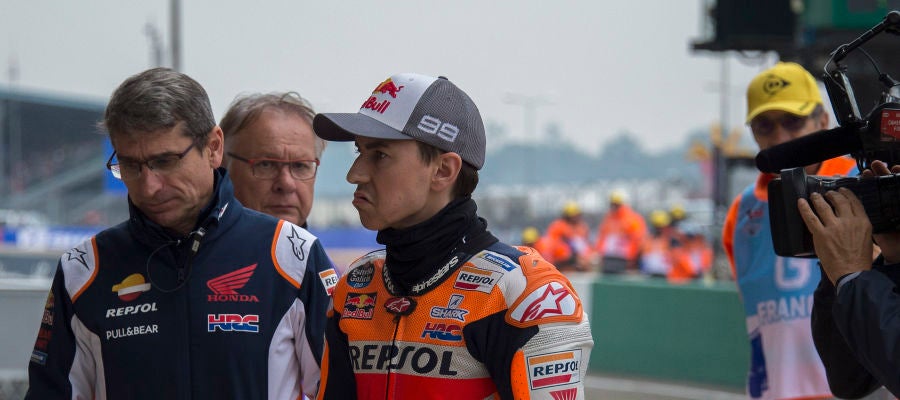 Jorge Lorenzo, en el GP de Francia Jorge Lorenzo, en el GP de Francia