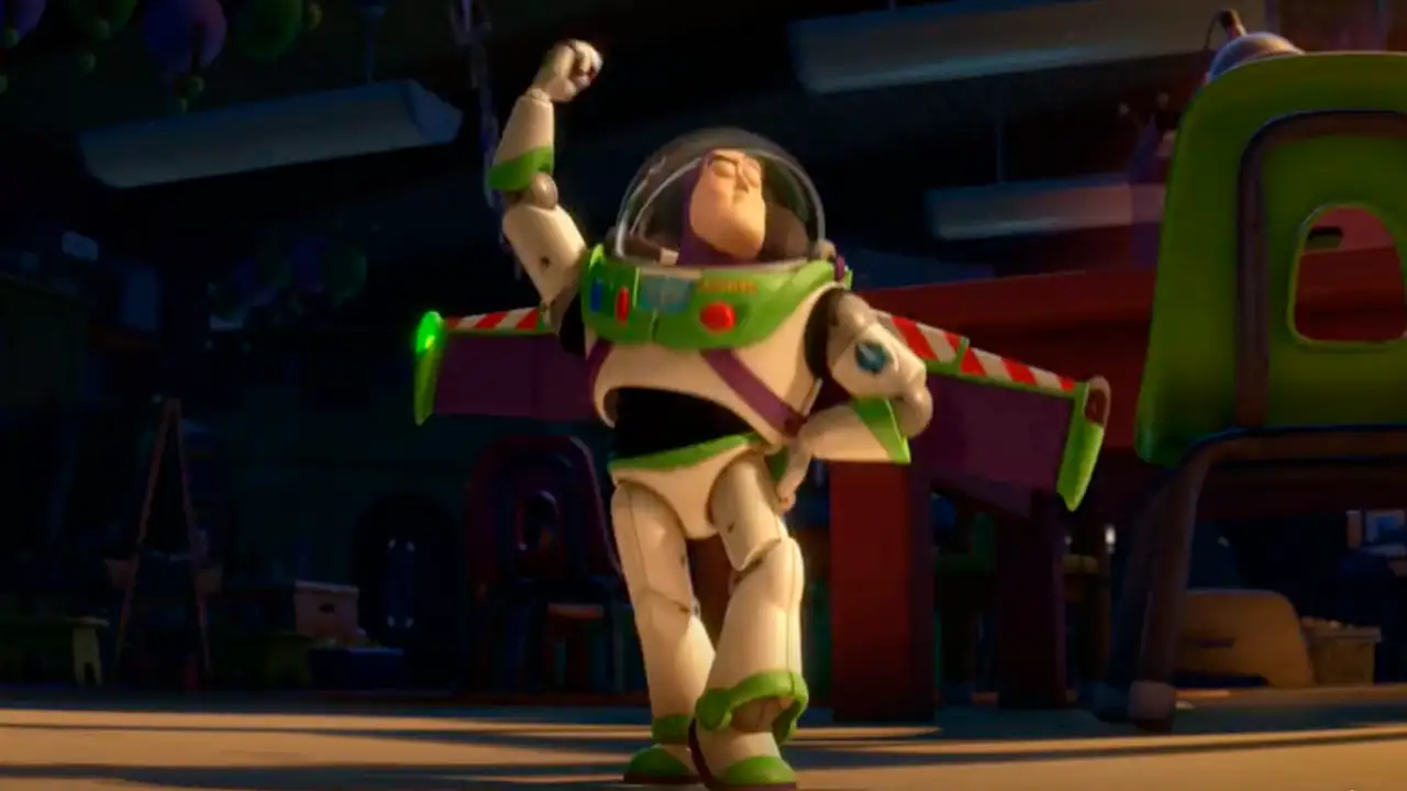 Buzz Lightyear en 'Toy Story 3' bailando flamenco Buzz Lightyear en 'Toy Story 3' bailando flamenco