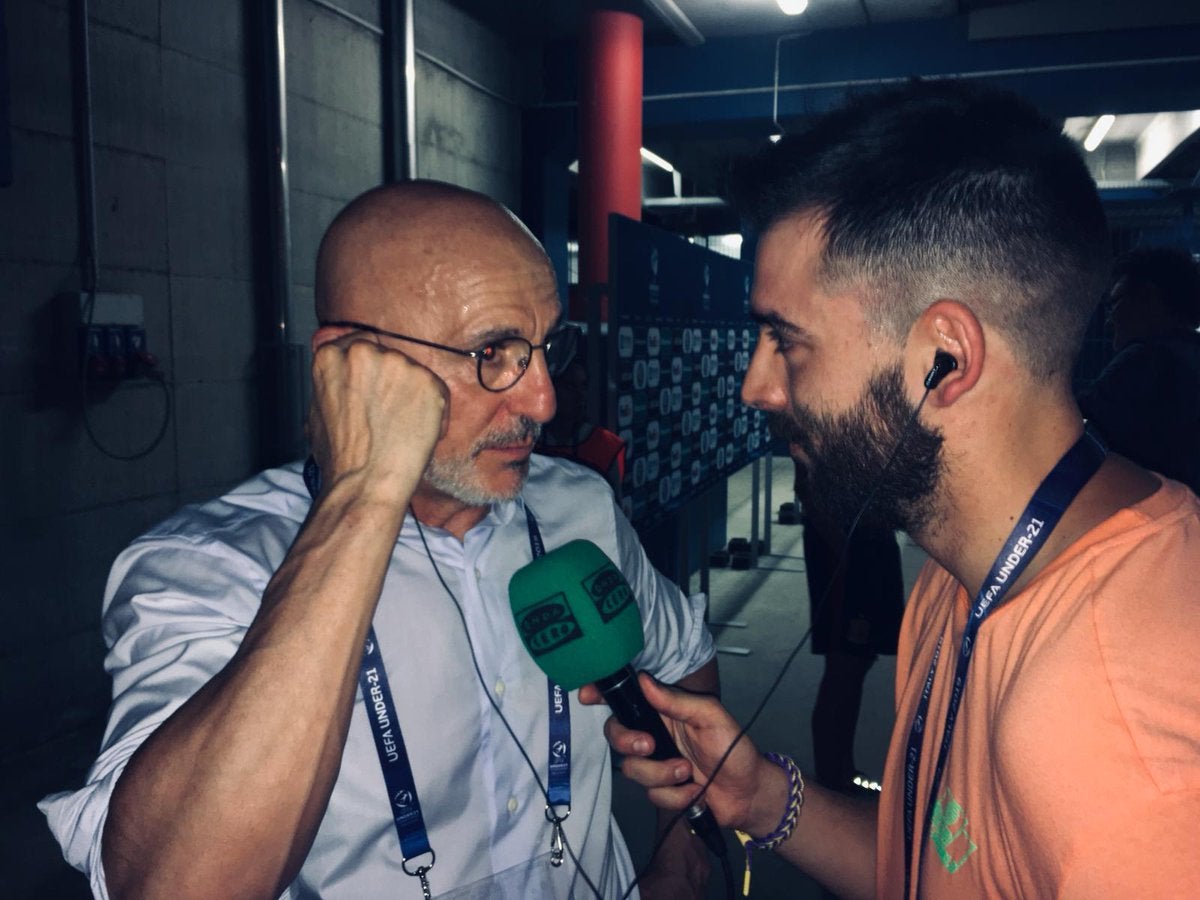 Luis de la Fuente: "Hay que dar las gracias a los jugadores porque se están dejando la vida" Luis de la Fuente: "Hay que dar las gracias a los jugadores porque se están dejando la vida"
