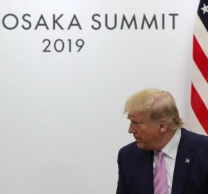 Donald Trump y Vladimir Putin en la Cumbre del G20 Donald Trump y Vladimir Putin en la Cumbre del G20