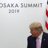 Donald Trump y Vladimir Putin en la Cumbre del G20