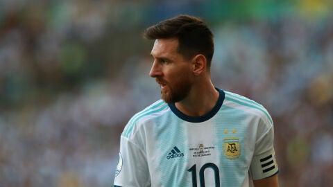 Messi, con Argentina