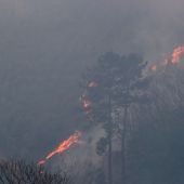 Imagen del incendio en Gavilanes, Ávila