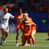 Holanda celebra un gol