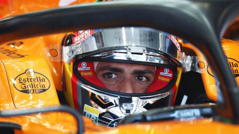 Carlos Sainz, en su McLaren