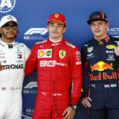 Hamilton, Leclerc y Verstpapen Hamilton, Leclerc y Verstpapen