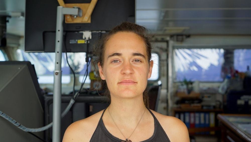  La capitana del barco de la ONG alemana Sea Watch, Carola Rackete
