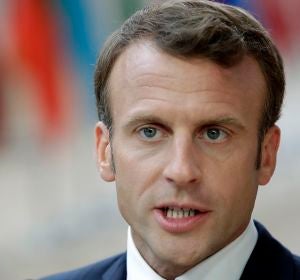 El presidente de Francia, Emmanuel Macron El presidente de Francia, Emmanuel Macron