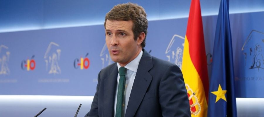El líder del PP, Pablo Casado El líder del PP, Pablo Casado