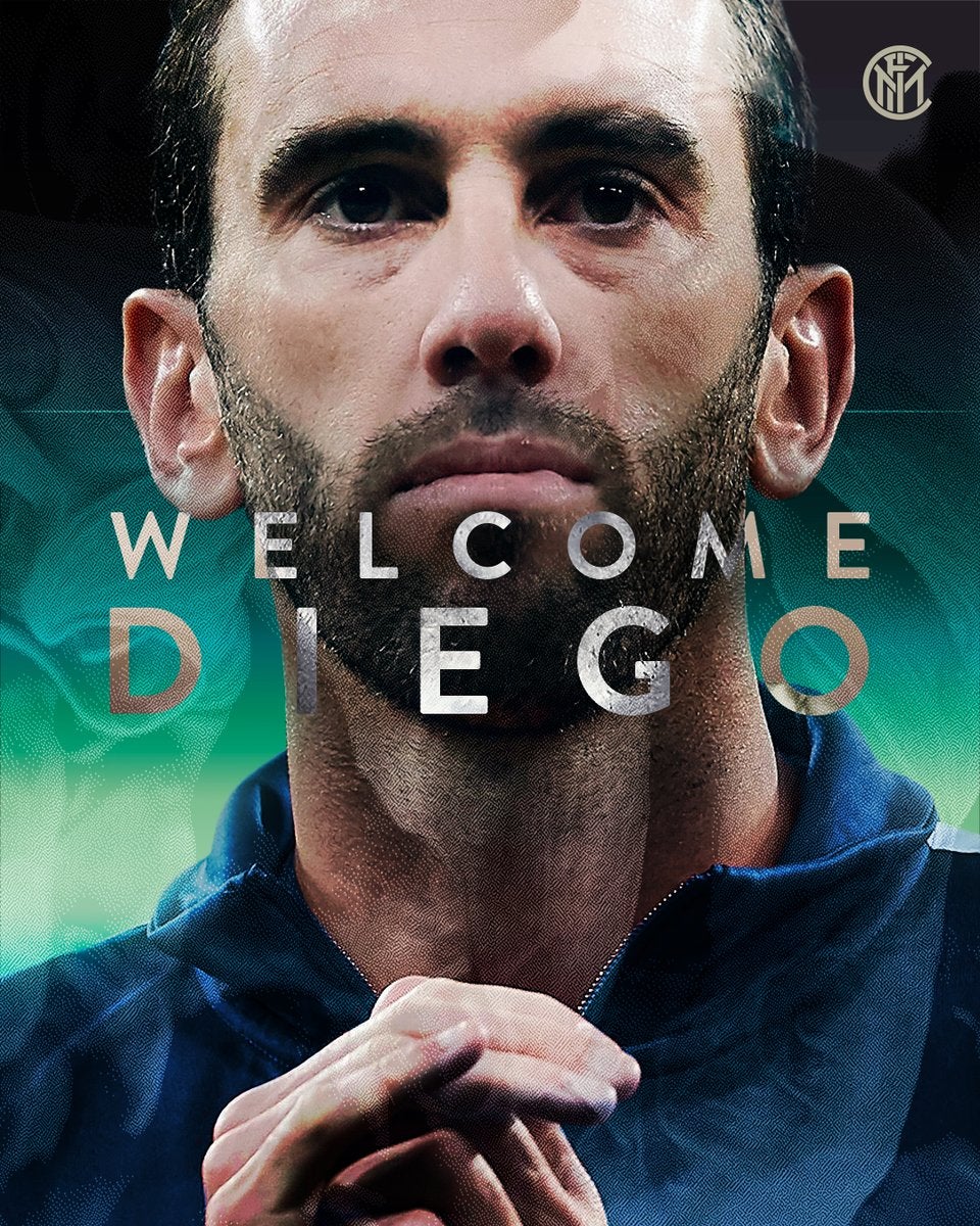 El Inter de Milán hace oficial el fichaje de Diego Godín El Inter de Milán hace oficial el fichaje de Diego Godín