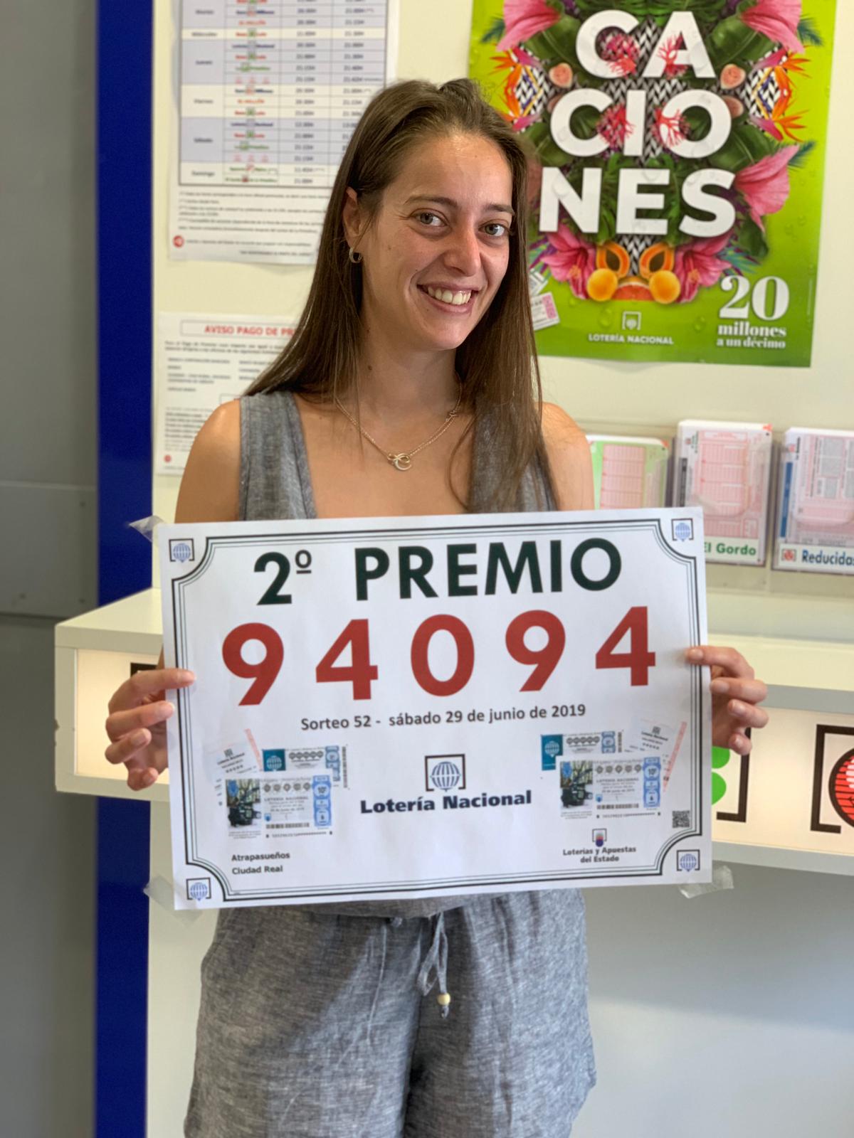 Una peña de Ciudad Real ha sido agraciada con un décimo del segundo premio de la lotería nacional, celebrado el pasado sábado Una peña de Ciudad Real ha sido agraciada con un décimo del segundo premio de la lotería nacional, celebrado el pasado sábado
